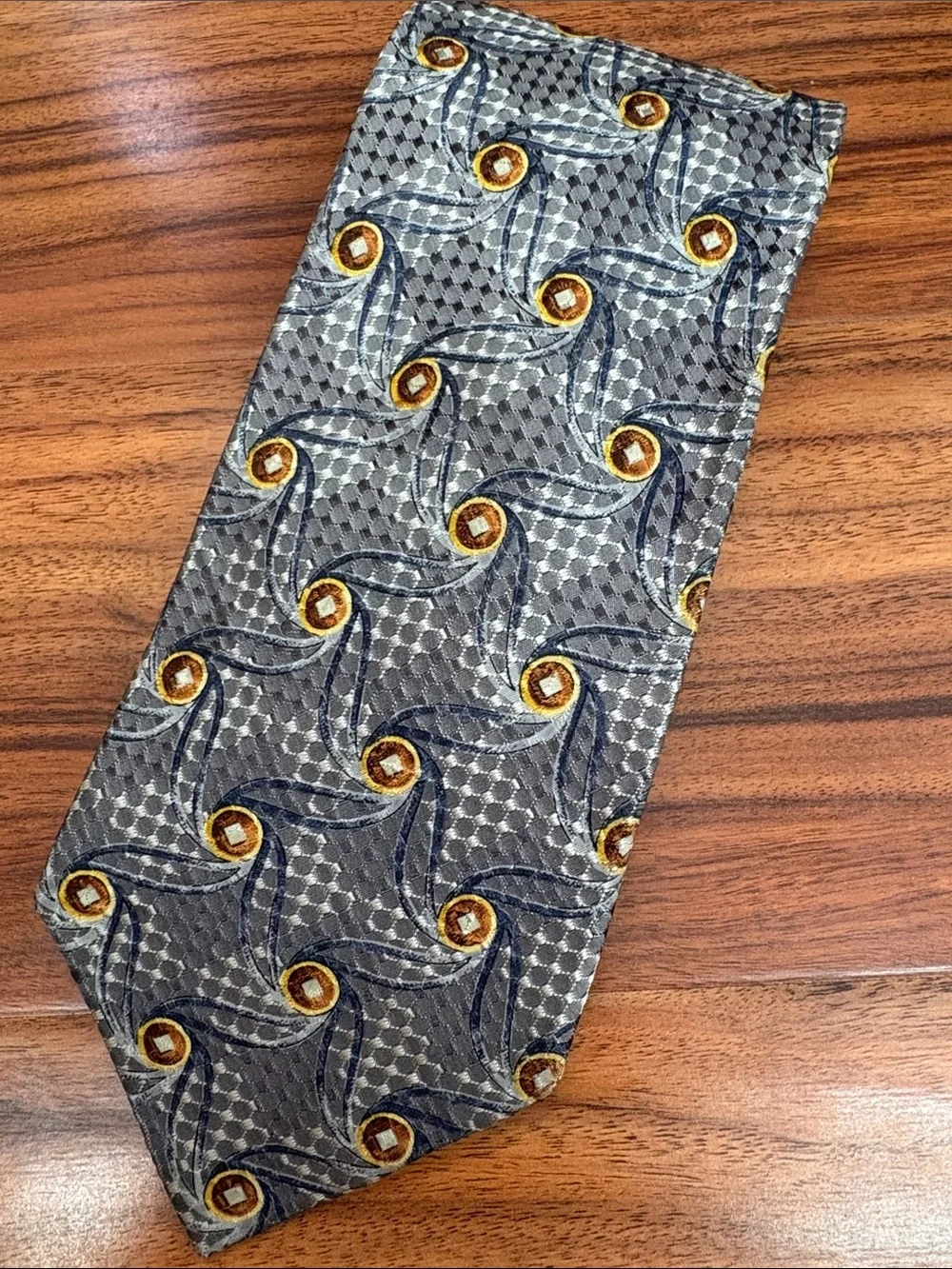 Ermenegildo Zegna Men's Silk‎ Neck Tie Geometric
